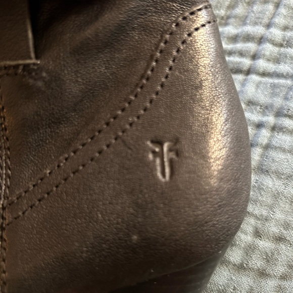 Frye Reina Black Ankle Boots - Picture 6 of 9